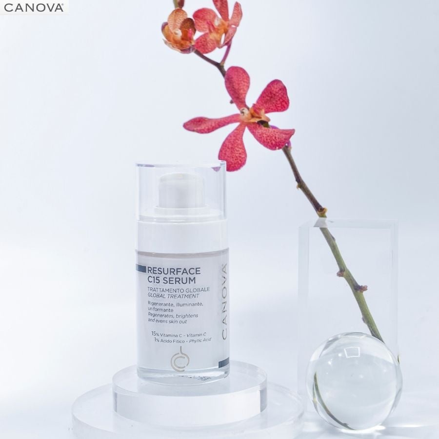 Tinh chất sáng da, chống lão hóa, giảm thâm nám, phục hồi da Canova Re Surface C15 Serum 30ml