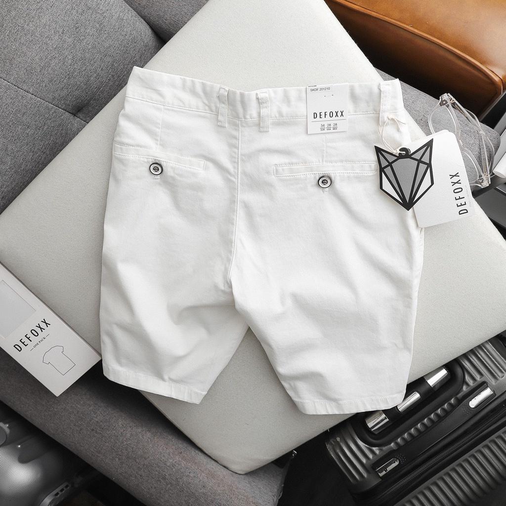 Quần short kaki Đen và Trắng DF basic form suông vải mềm đẹp thoải mái - LASTORE MENSWEAR