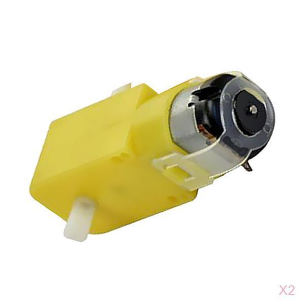 Bộ 2 TT Thiên Xe Động Cơ Giảm Tốc Giá Đỡ Xe Máy Hỗ Trợ Cho Arduino Xe Mới 7X2.2X1.8 Cm
