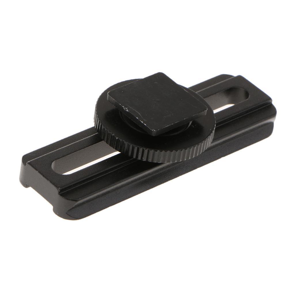 20mm Quick Release QR Hot Shoe Conversion Focus Rail Slider for SLR Cameras