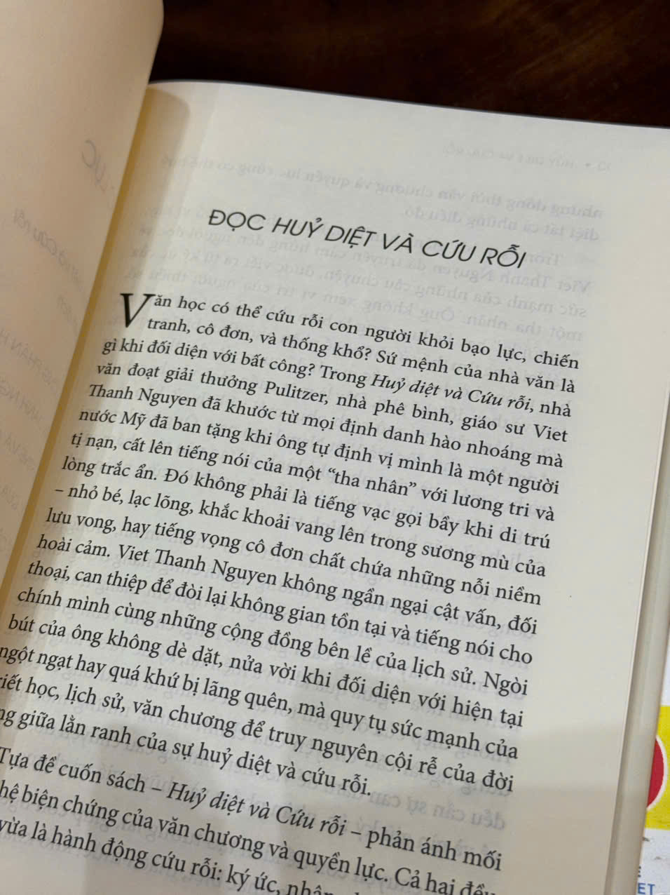 (Bìa cứng in giới hạn 500c) HỦY DIỆT VÀ CỨU RỖI - Viet Thanh Nguyen - TIMES