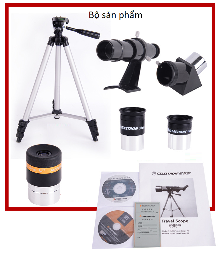 Kính Thiên Văn Giúp Bạn Thỏa Sức Khám Phá Những Điều Mới Mẻ Trên Trái Đất Celestron 70400