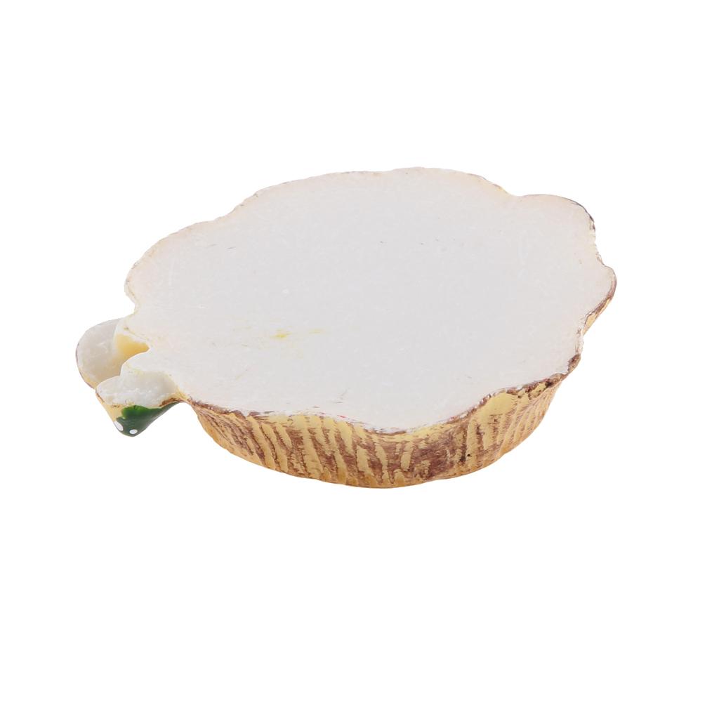 Miniature wooden wooden stool chair with mushroom mini world garden decor