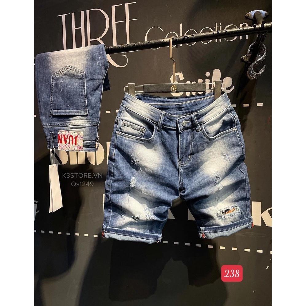 Quần short jean nam họa tiết cao cấp vải co dãn hàng siêu đẹp hottrend Phuongnamshop20 nc03