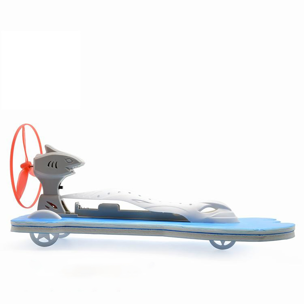 Đồ chơi trẻ em S07 thông minh sáng tạo STEM mô hình ghép ráp thuyền bay cánh gió New Wind Air Power