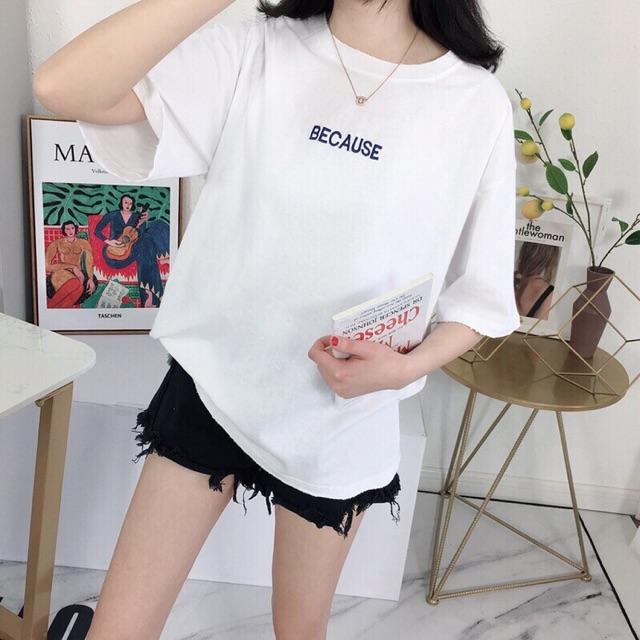 Áo thun tay lỡ form rộng