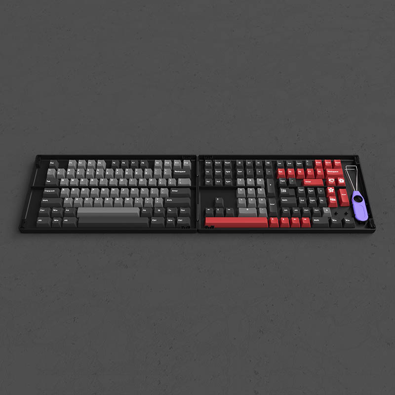 Nút Bàn Phím Cơ AKKO Keycap Set - Psittacus (Cherry Profile) - Hàng Chính Hãng