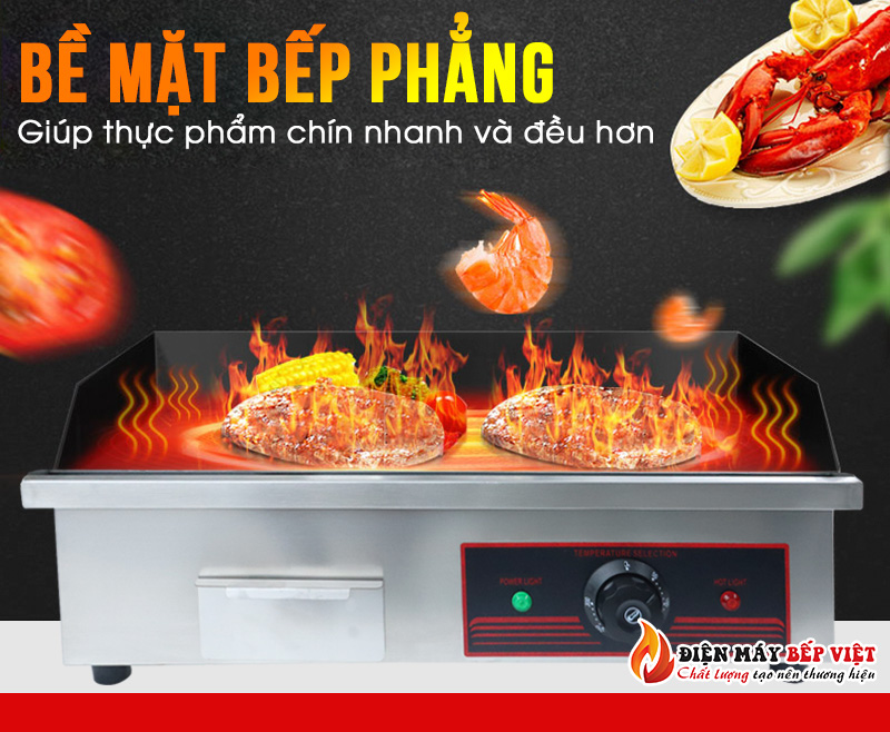 Bếp Chiên Phẳng Dùng Điện - PL-818, Bếp Chiên Nhúng, Bếp Chiên Điện