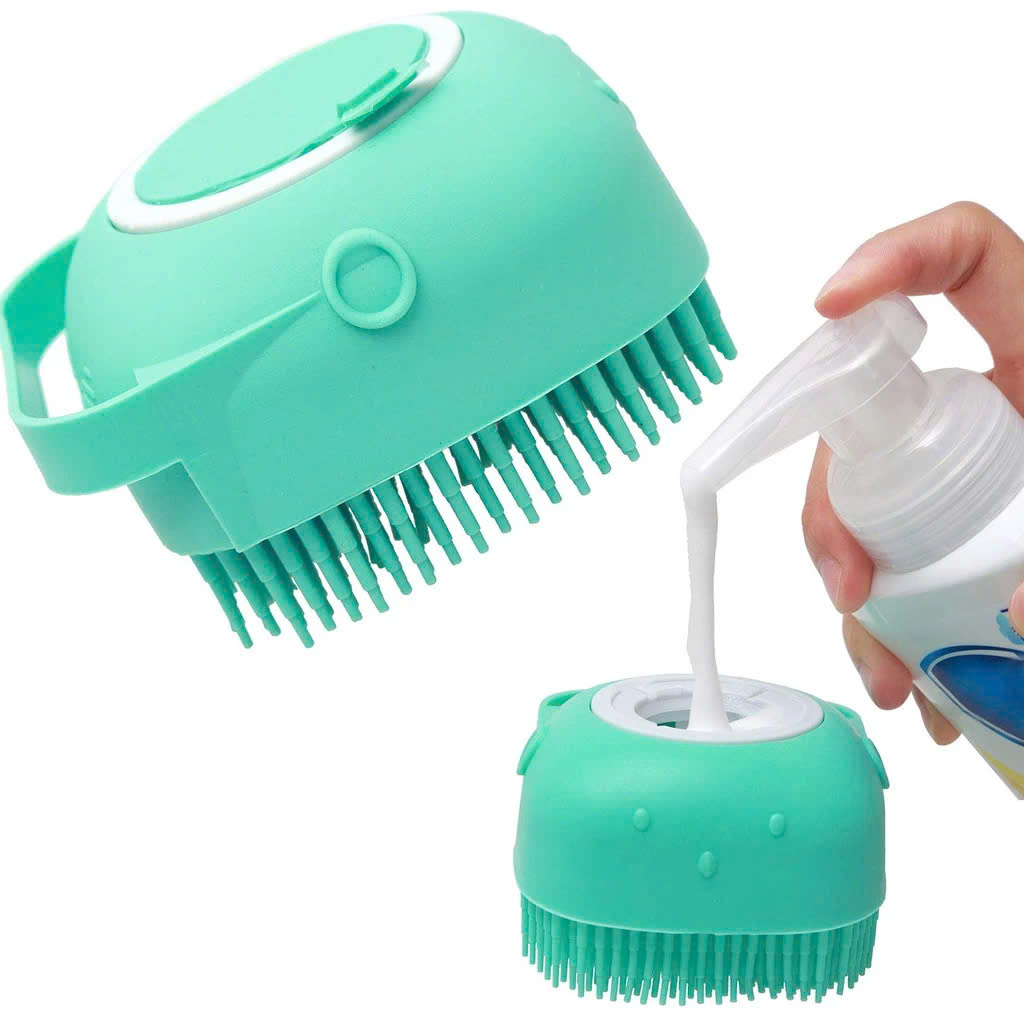 Lược gội đầu silicone - Massage da đầu, giảm ngứa, giảm gàu tăng cường tuần hoàn máu giảm gãy rụng tóc