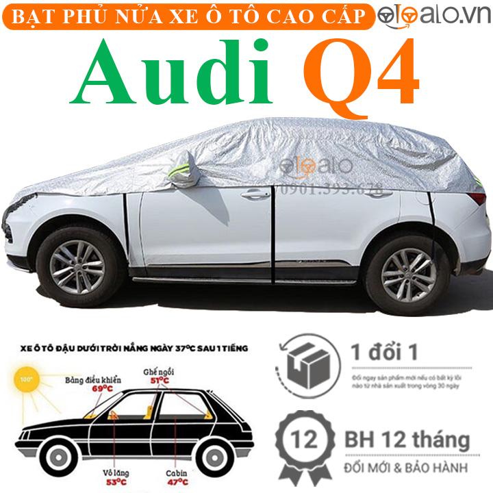 Bạt phủ nửa nóc xe Audi Q4 vải dù 3 lớp