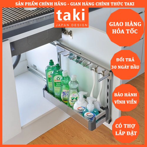 Kệ Để Chất Tẩy Rửa GROP - INOX 304 Bảo Hành Vĩnh Viễn- Có Thợ Lắp Đặt