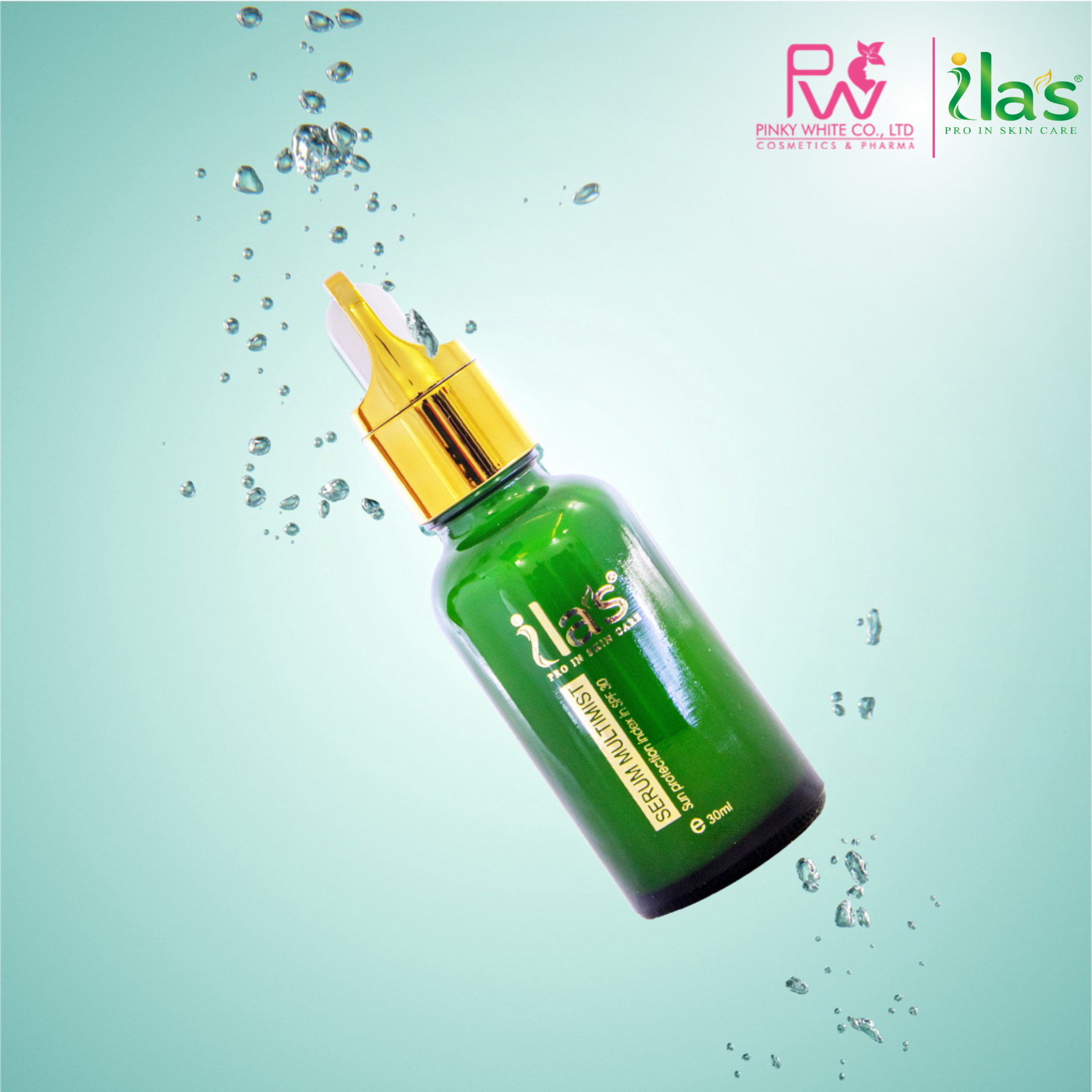 SERUM MULTIMIST TINH CHẤT DƯỠNG TRẮNG HỖ TRỢ ĐIỀU TRỊ NÁM CHỐNG LÃO HOÁ HIỆU QUẢ ILA'S CHÍNH HÃNG 30ML