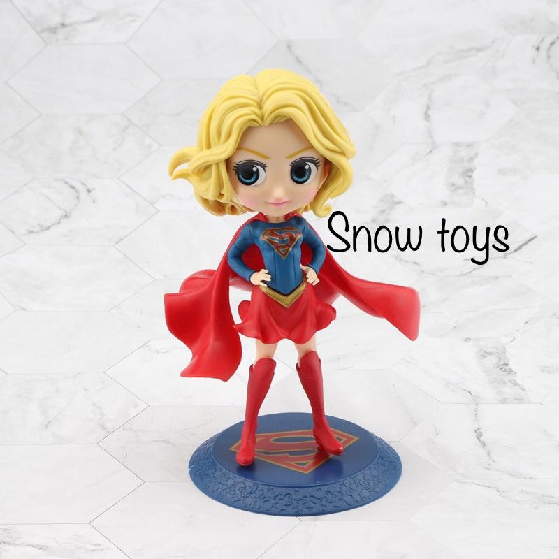 Mô hình Supergirl - Tiểu cảnh nữ siêu nhân super girl để bàn mini - cao 15cm