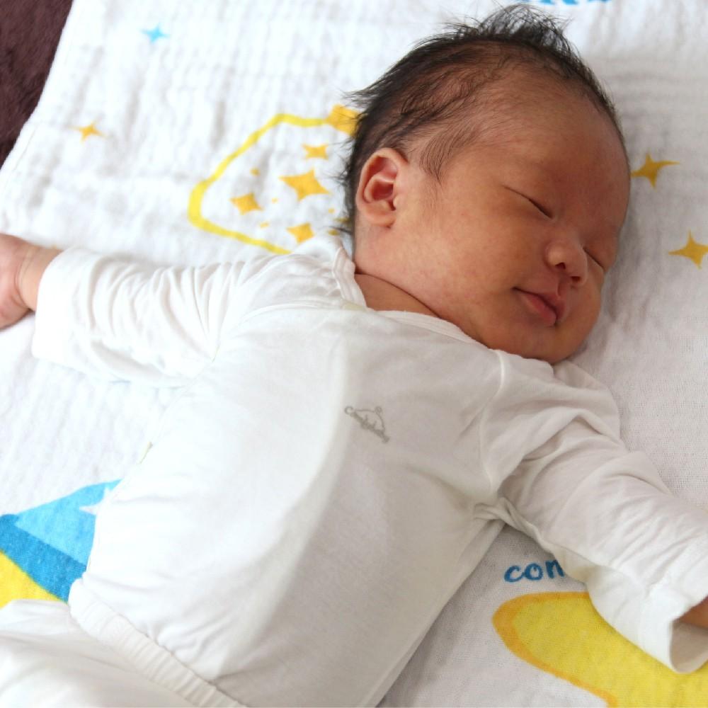Set quần áo cài chéo 5 món vải modal làm từ sợi cây sồi siêu mềm và thoáng khí Comfybaby size sơ sinh Newborn