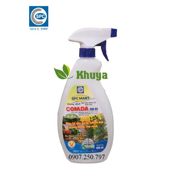 DUNG DỊCH HỮU CƠ SINH HỌC COMDA 250EC chai 650ml