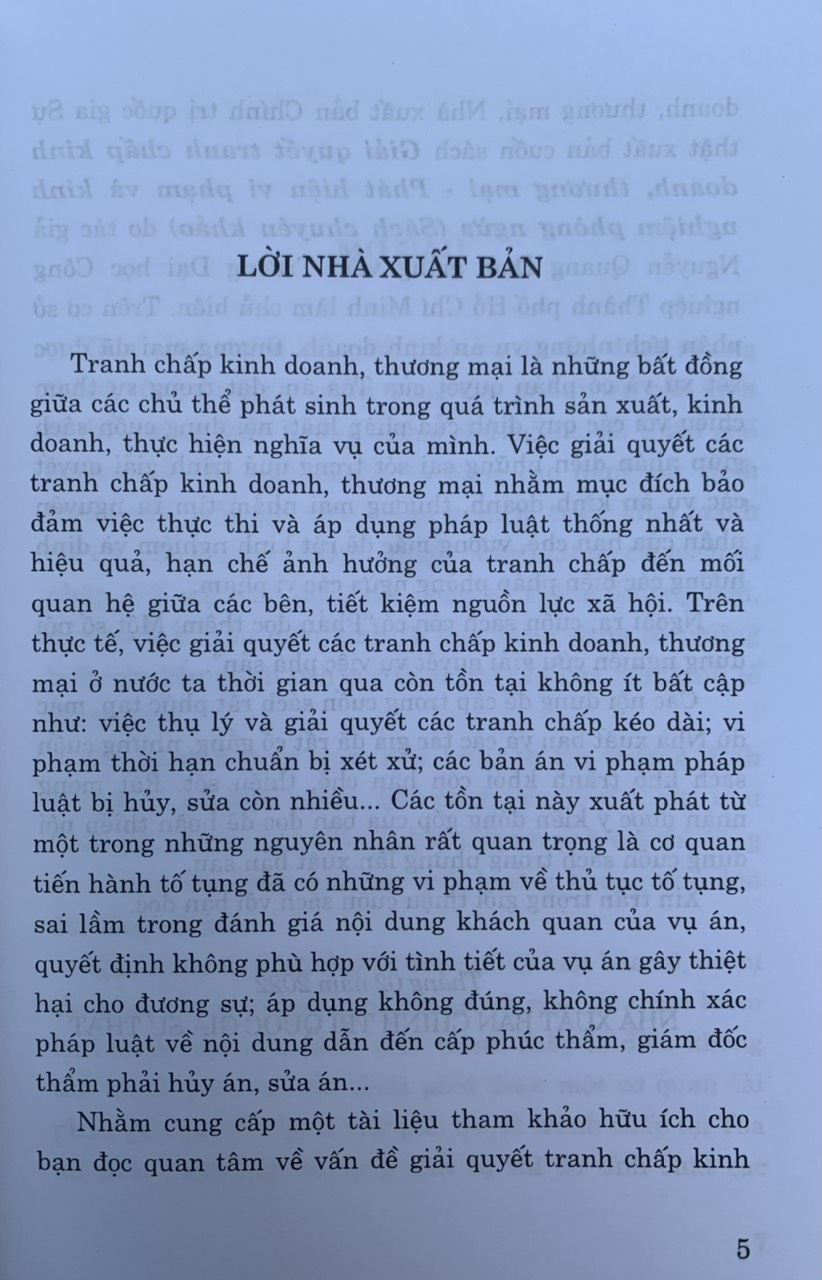 Giải quyết tranh chấp kinh doanh, thương mại- phát hiện vi phạm và kinh nghiệm phòng ngừa