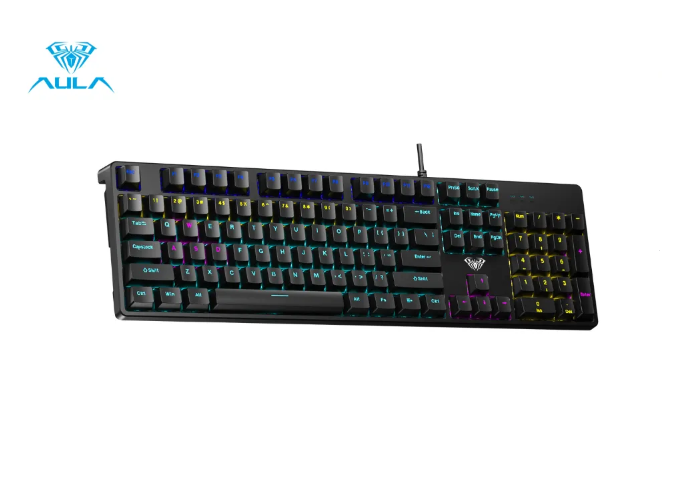 Bàn phím cơ Gaming có dây Aula S2022 PRO Back Red Switch - Hàng Chính Hãng