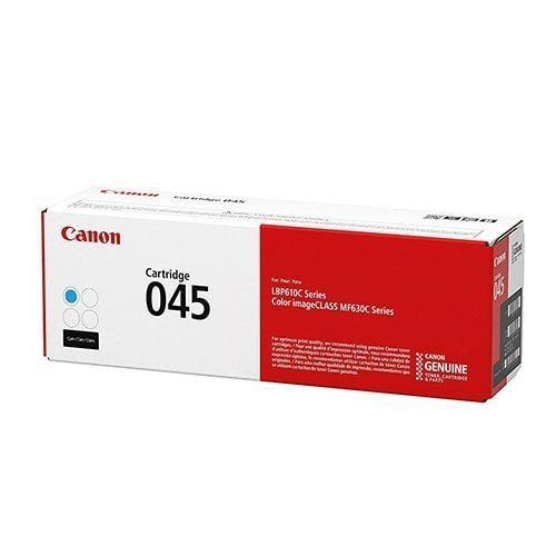 Mực in Canon 045 Cyan Toner Cartridge dùng cho máy in Canon LBP 611CN, Canon LBP 613CDw, Canon MF 631Cn, Canon MF 633CDw, Canon MF 635Cx - Hàng Chính Hãng