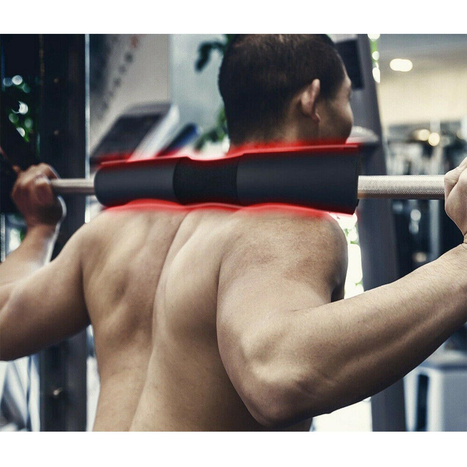 FOAM PADDED BARBELL BAR SQUAT COVER WEIGHT LIFTING SHOULDER SUPPORT