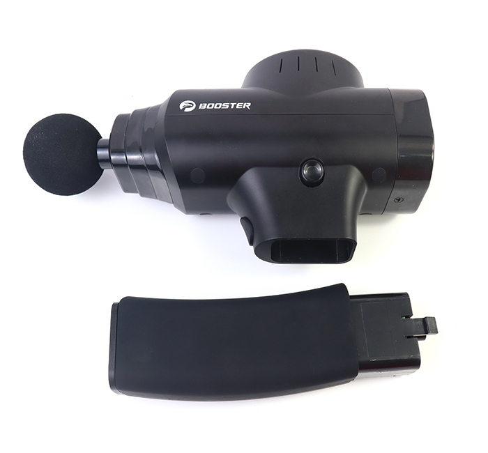 Súng massage gun cầm tay giảm đau nhức căng cơ Booster X2 - 100W, Pin rời