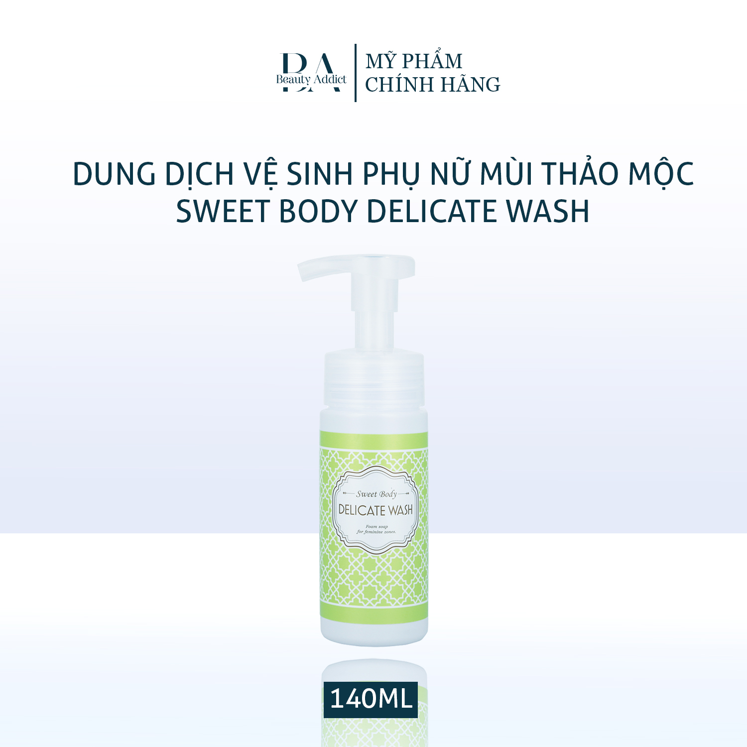 Dung dịch vệ sinh phụ nữ mùi thảo mộc Sweet Body Delicate Wash