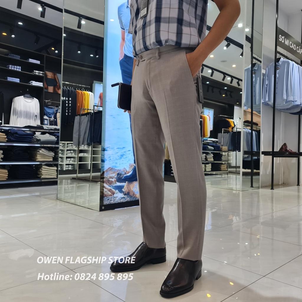OWEN - Quần âu nam công sở dáng SLIMFIT sợi NANO mã QS23475 - OWEN Flagship Store