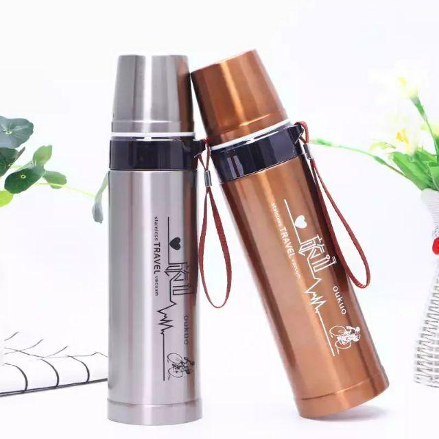Bình giữ nhiệt đựng nước uống nắp cốc 500ml
