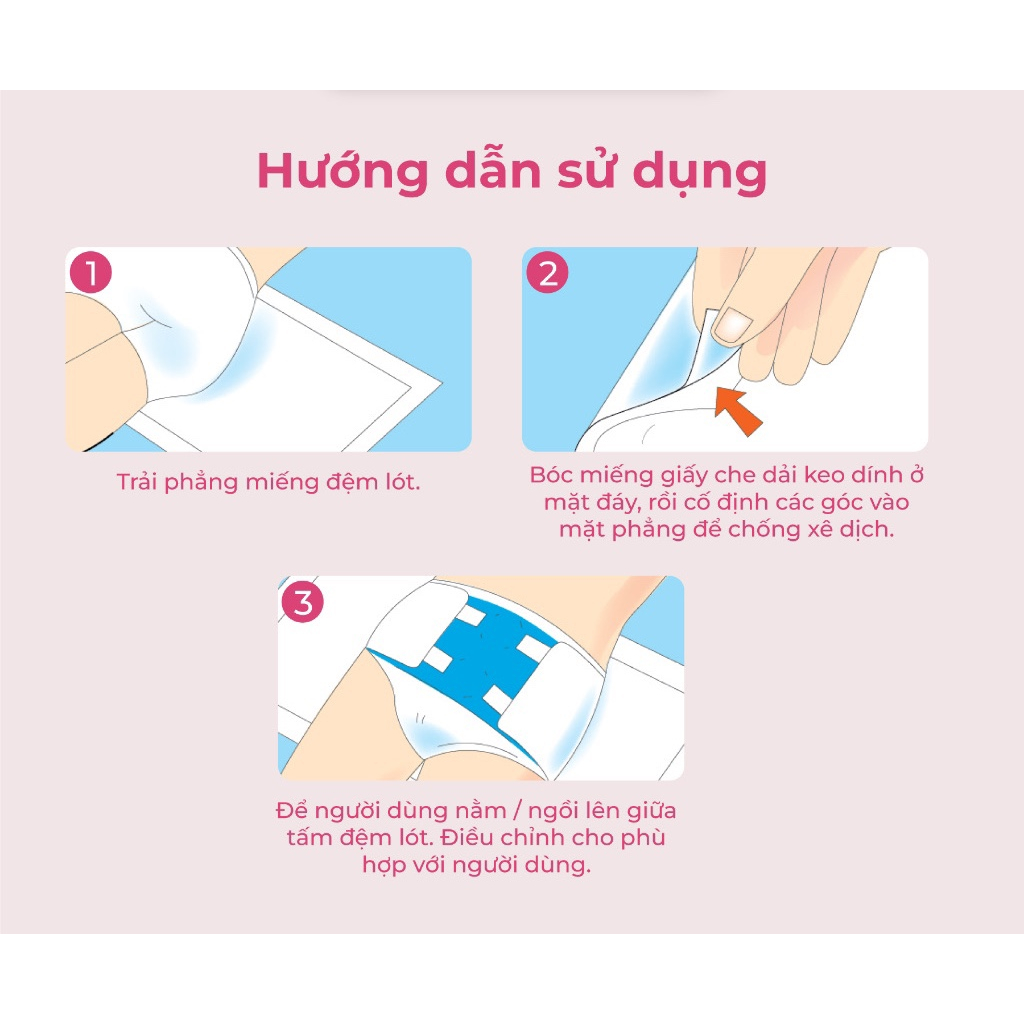 Tấm Đệm Lót Siêu Thấm Caryn (10 Miếng)