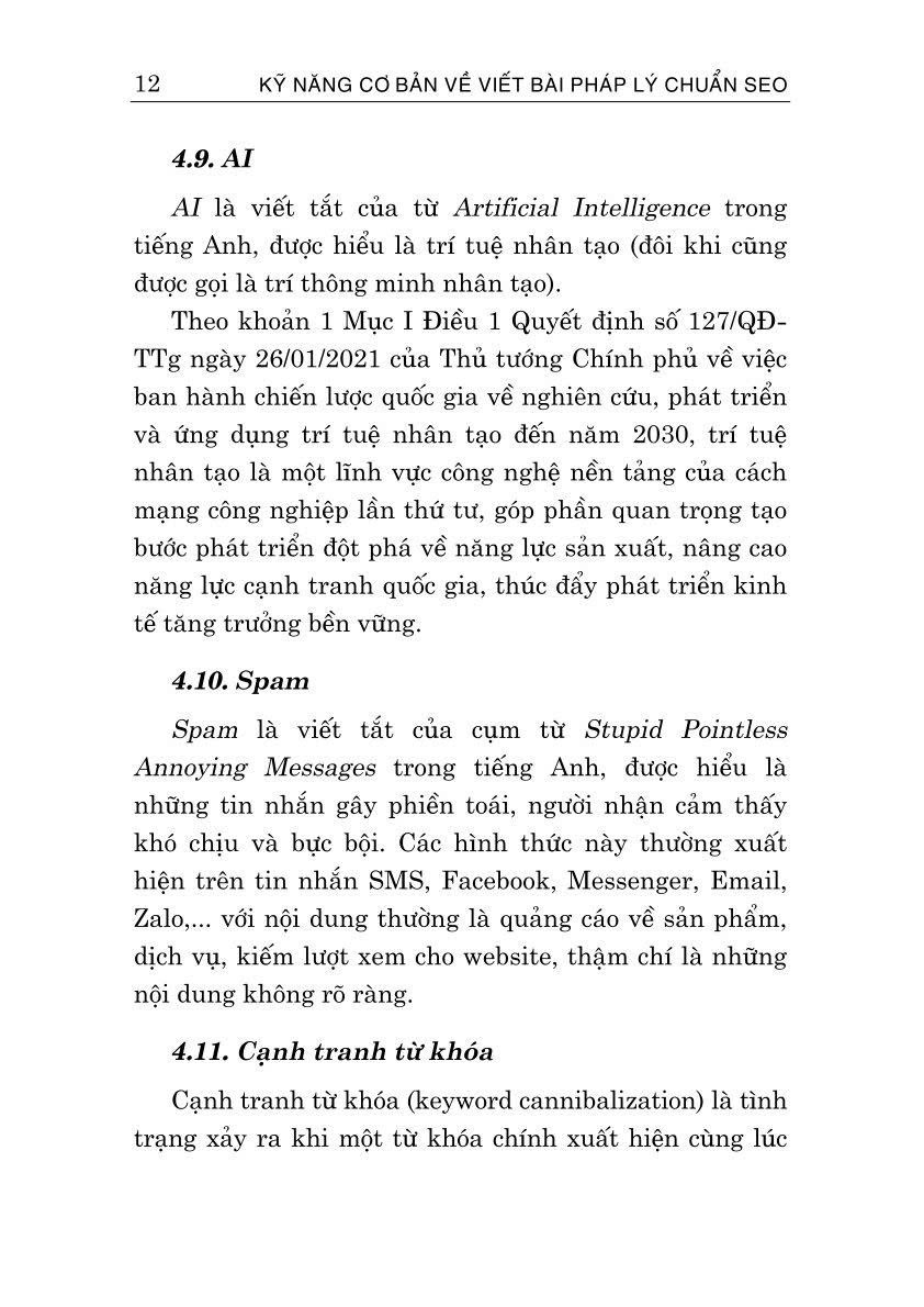 Kỹ năng cơ bản về viết bài pháp lý chuẩn SEO