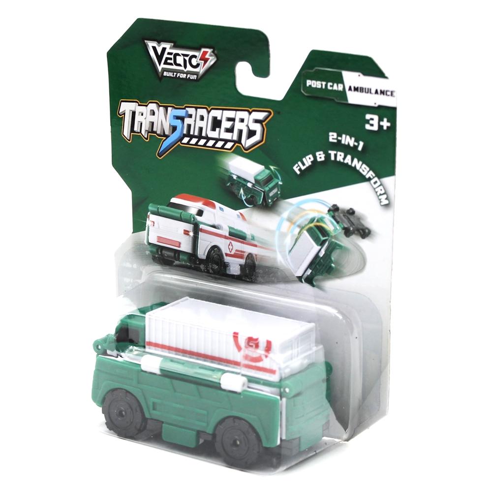 Đồ Chơi Xe Biến Hình Transracers Post Car / Ambulance - Vecto VN463875-39