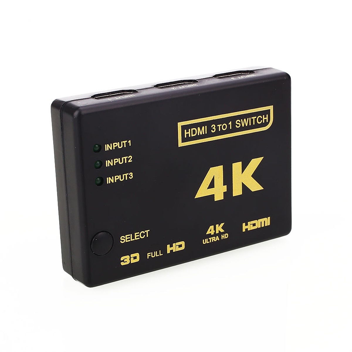 VINETTEAM Bộ Chuyển Đổi HDMI 4K 3 Đầu HDMI Vào Và 1 Đầu HDMI Ra Với Điều Khiển Từ Xa-Hàng Nhập Khẩu