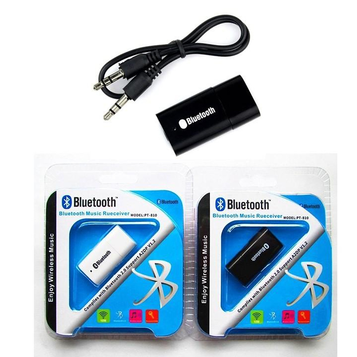 USB BLUETOOTH PT-810 BIẾN LOA THƯỜNG THÀNH LOA BLUETOOTH