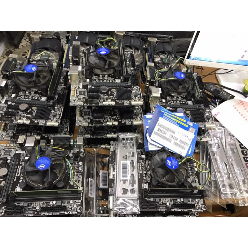 COmbo main giga H81+CPU i5-4570+ram 8g+fan zin cấu hình chơi các loại game