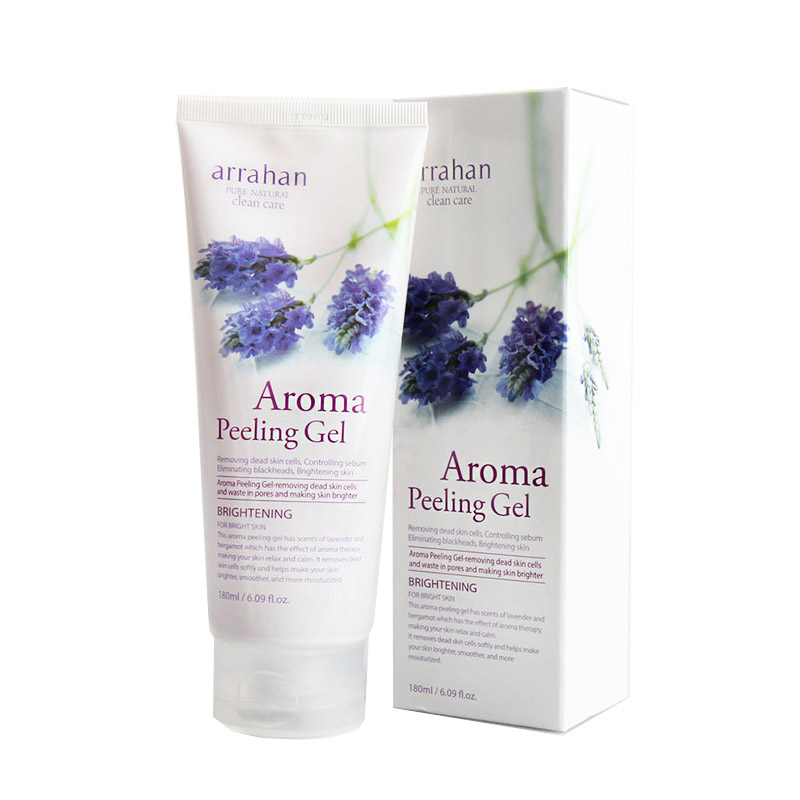 Gel tẩy da chết làm trắng da Arrahan Peeling Hoa Aroma Hàn Quốc 180ml ( Tặng 5 mặt nạ Jant Blanc )