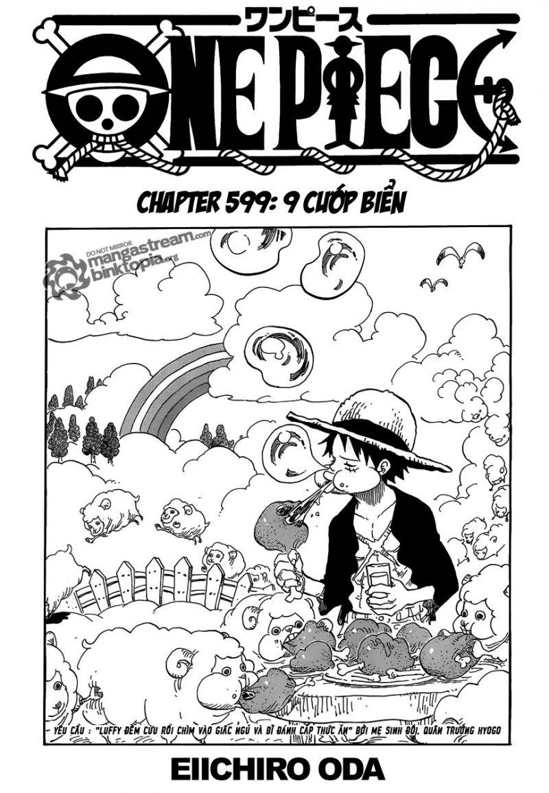 đảo hải tặc - one piece chapter 599 1