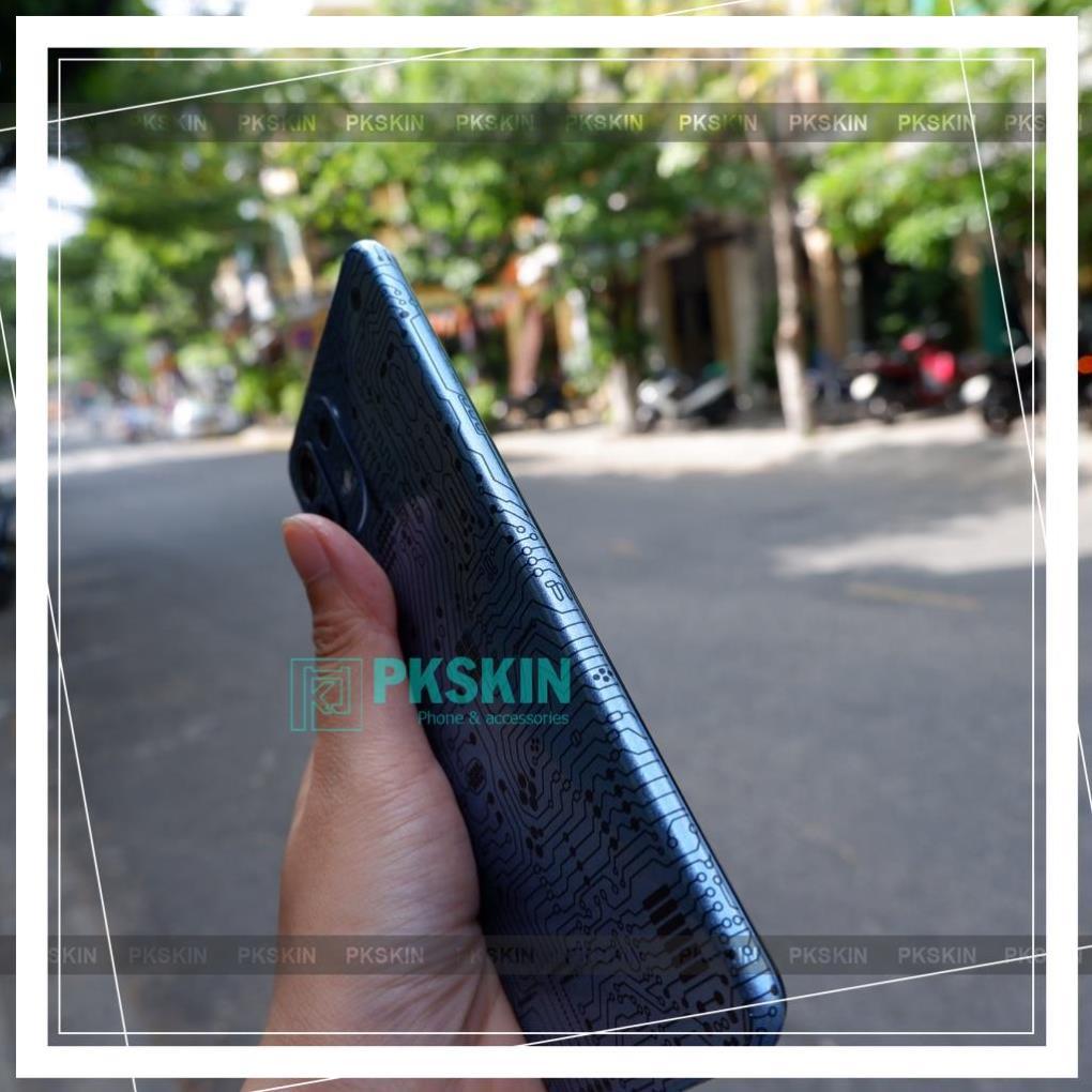 Miếng dán skin vân điện dành cho mi 11/11 pro , mi 12, mi 10, mi 10s, mi 10T pro, mi 11 lite ,11T ,11 ultra