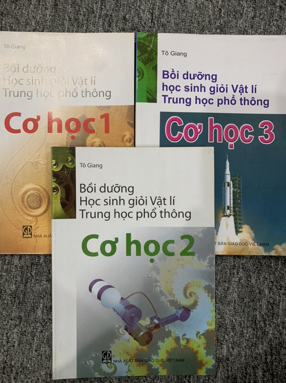 combo 3 quyển  bồi dưỡng học sinh giỏi vật lí THPT cơ học 1-2-3