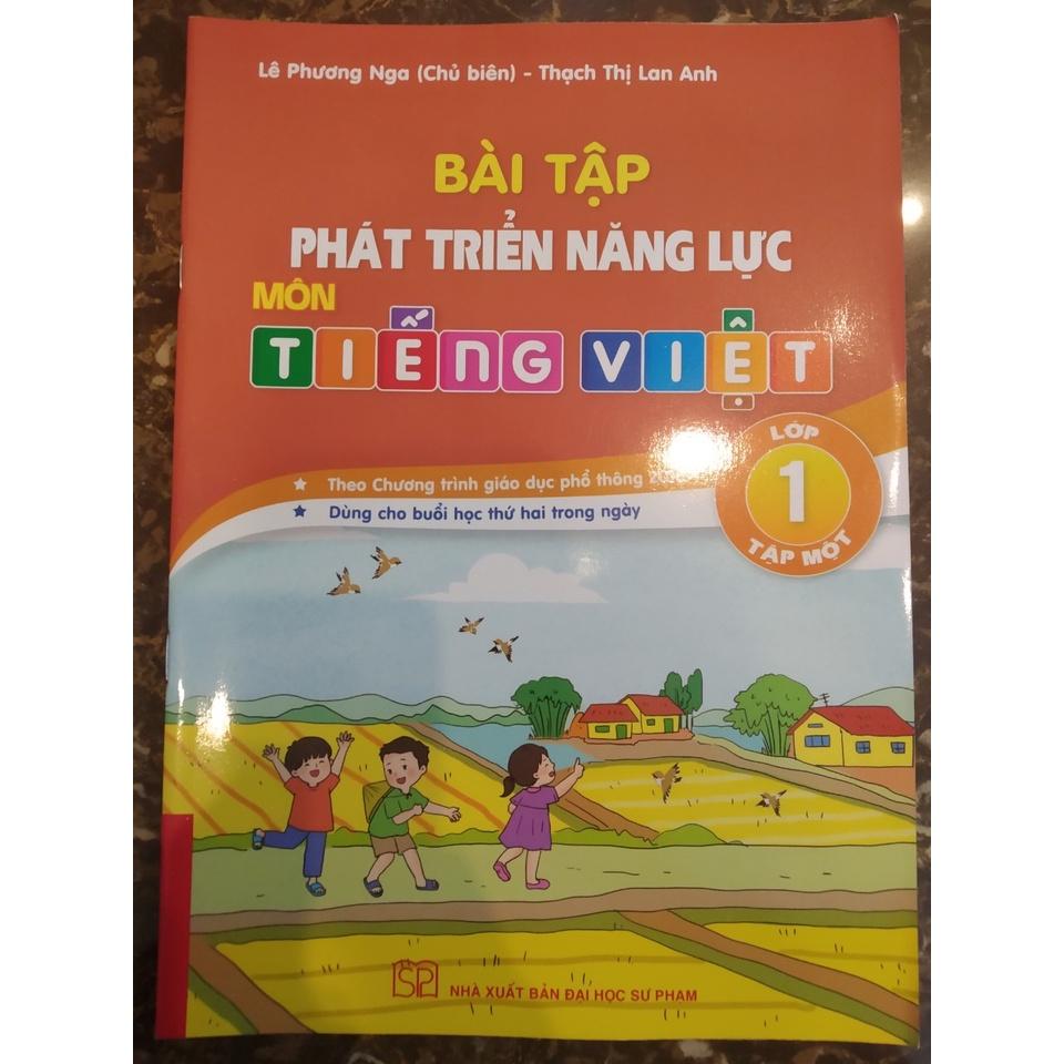 Sách - Combo Bài tập phát triển năng lực môn Tiếng Việt Lớp 1