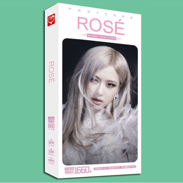 Postcard Rose Blackpink -R- On the ground