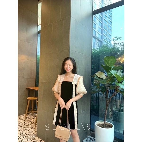 Velvet Dress - đầm nhung phối oganza tinh tế