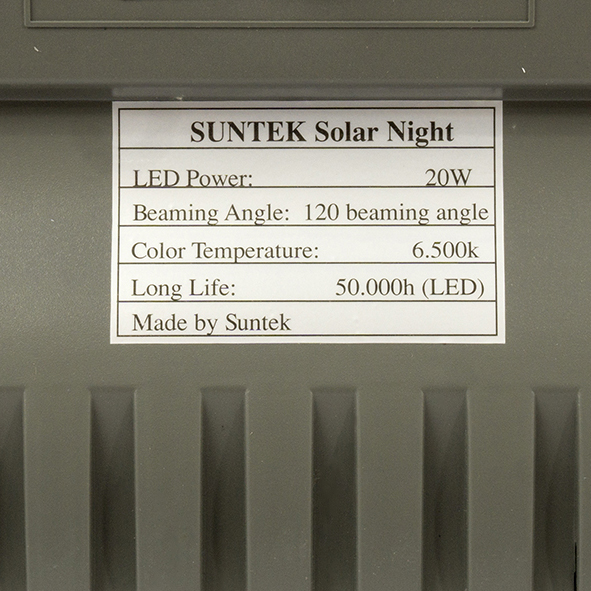 Đèn LED Năng Lượng Mặt Trời SUNTEK JD-1920A