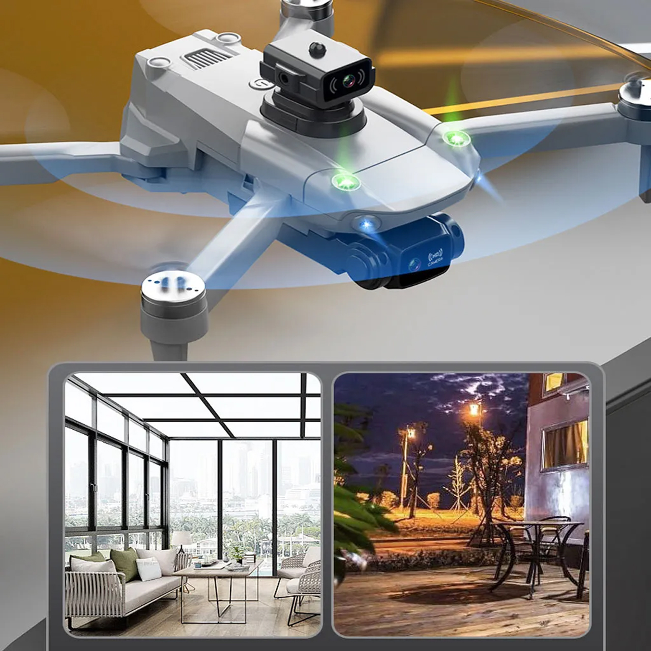 Flycam mini giá rẻ camera kép 4K K998 máy bay điều khiển từ xa drone S11 Pro có cảm biến tránh va chạm, bay 25 phút, truyền hình ảnh trực tiếp về điện thoại, G.P.S tự quay trở về, động cơ không chổi than - hàng chính hãng