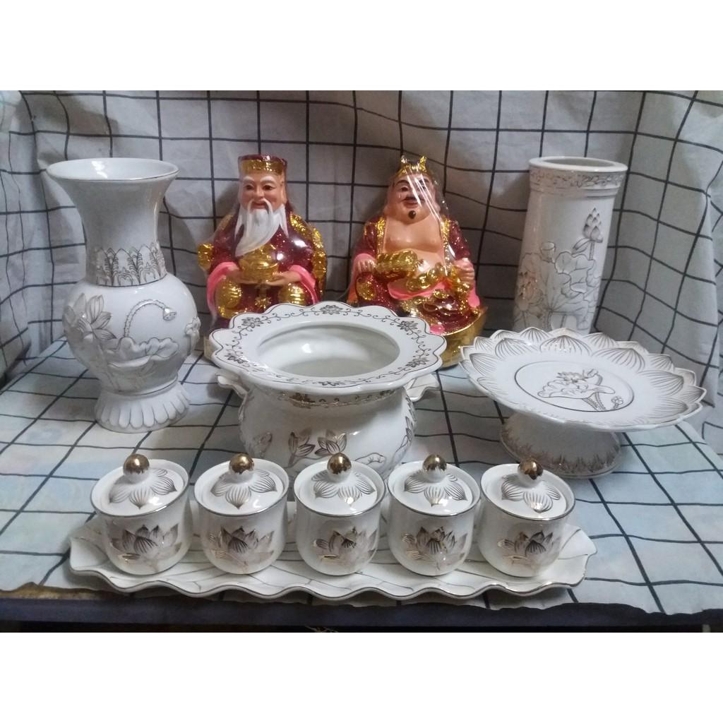 _Combo thờ cúng bạch ngọc Ông Địa Thần Tài