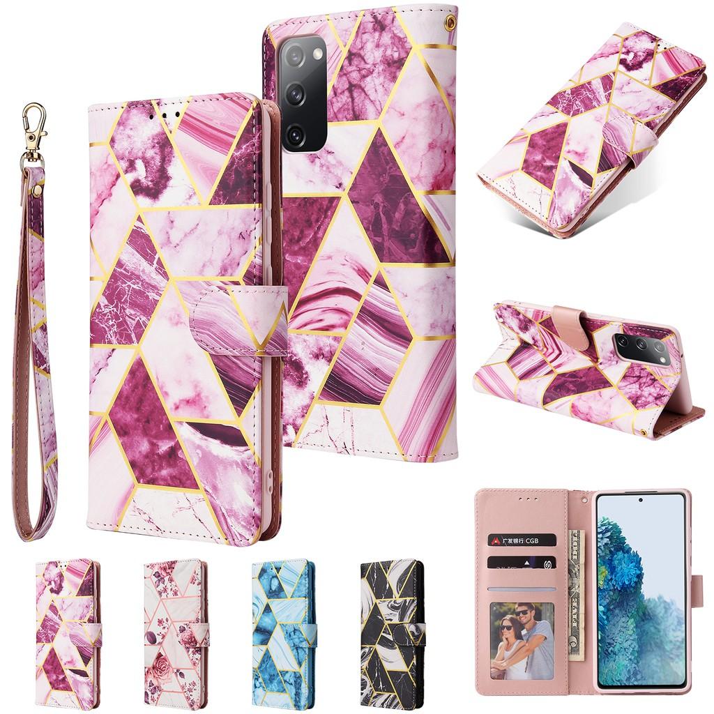 Bao Da Thời Trang Cao Cấp Cho Samsung Galaxy S21 Plus S21+ S21 Ultra A12 A32 5g A01 Core