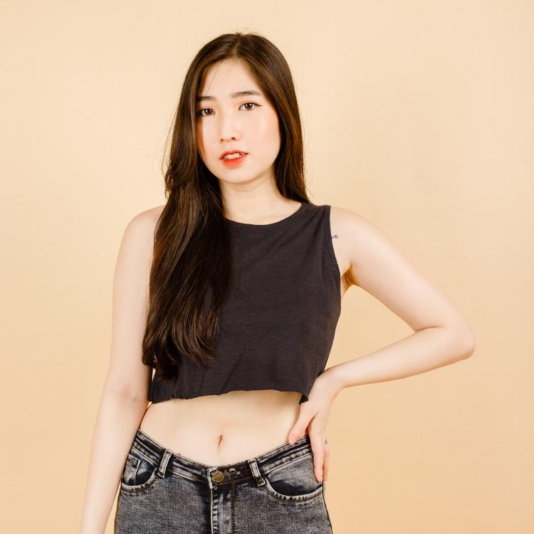 Áo Croptop Sát Nách Form Rộng