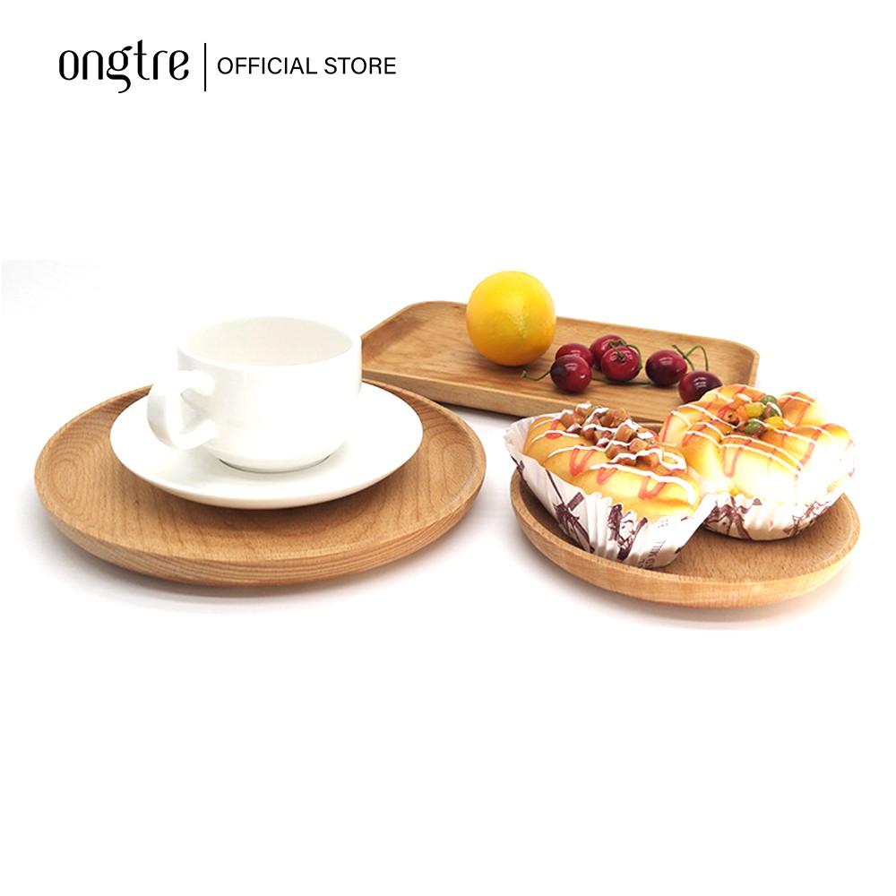 Khay gỗ tròn decor, đựng mứt tết, bánh kẹo... | ongtre