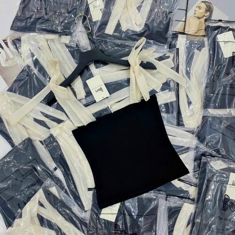 áo croptop cột nơ vai P5085