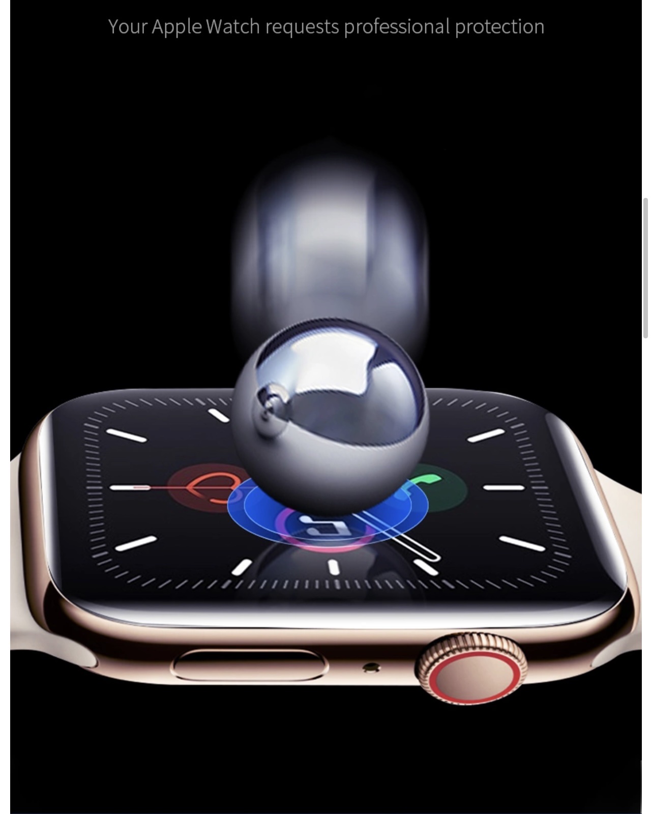 Dán Cường Lực Apple Watch WIWU Ivista Dành Cho Đồng Hồ Có Chức Năng Chống Cháy Nổ, Chống Va Đập Và Chống Bụi - Hàng Chính Hãng