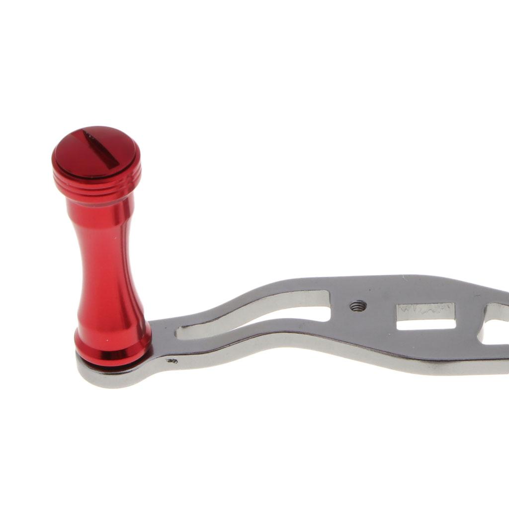 Fishing Reel Handle Replacement Parts for D/S/A Baitcasting Reels Red
