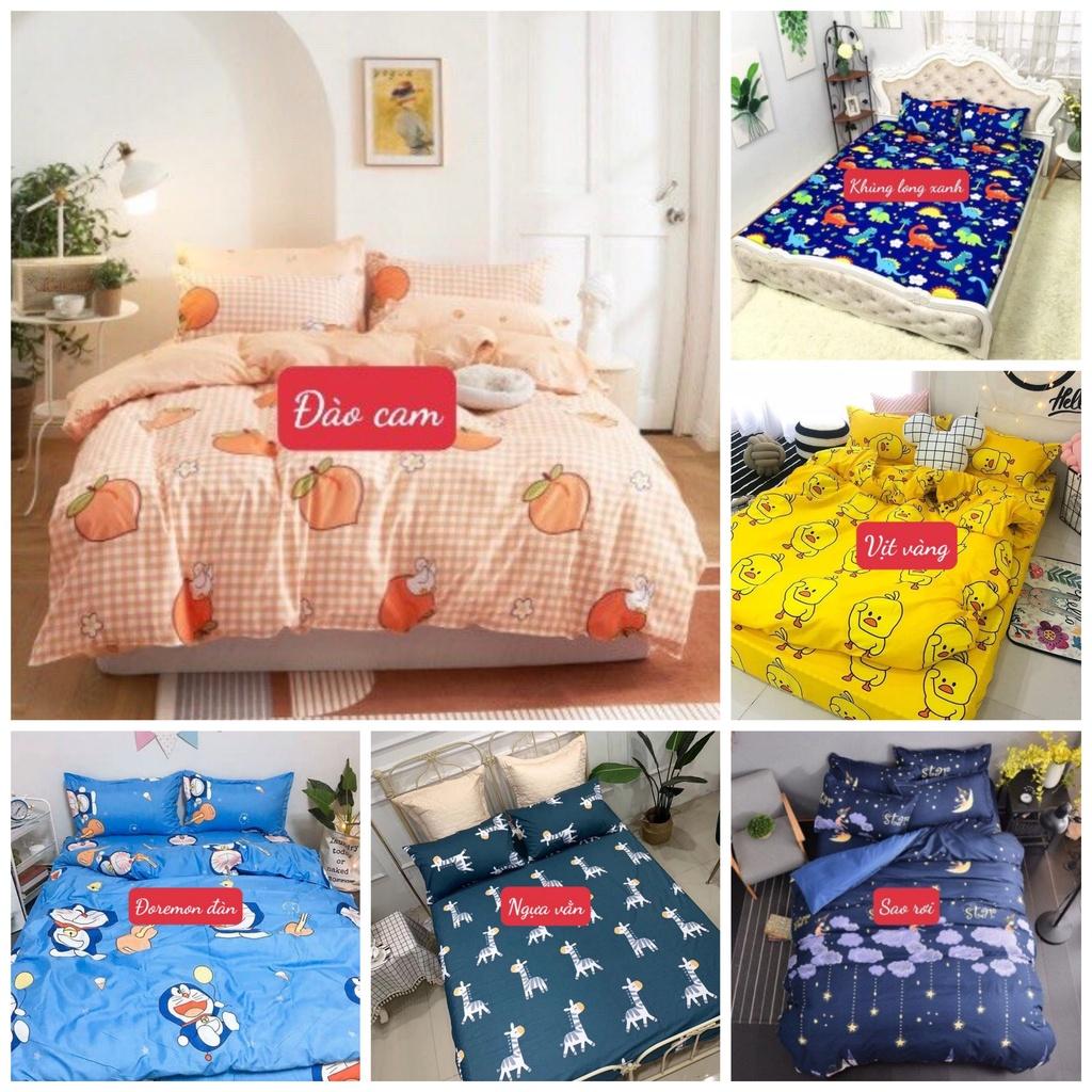 Combo 1 ga 2 vỏ gối 1M2X2M cotton poly hàn mẫu cá heo mới